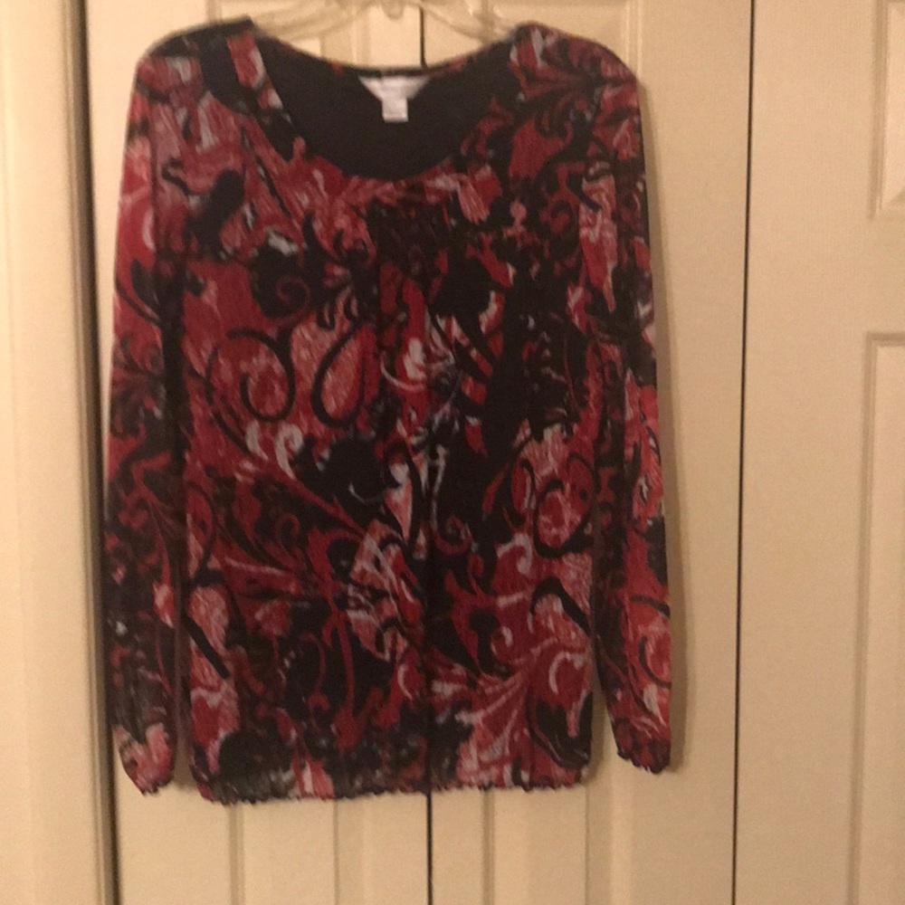 Christopher Banks floral blouse
